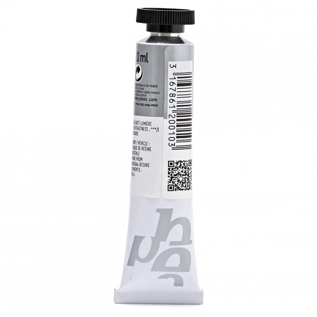 Pébéo GOUACHE T7 EXTRA FINE 20 ML BLANC PERMANENT Vue de dos
