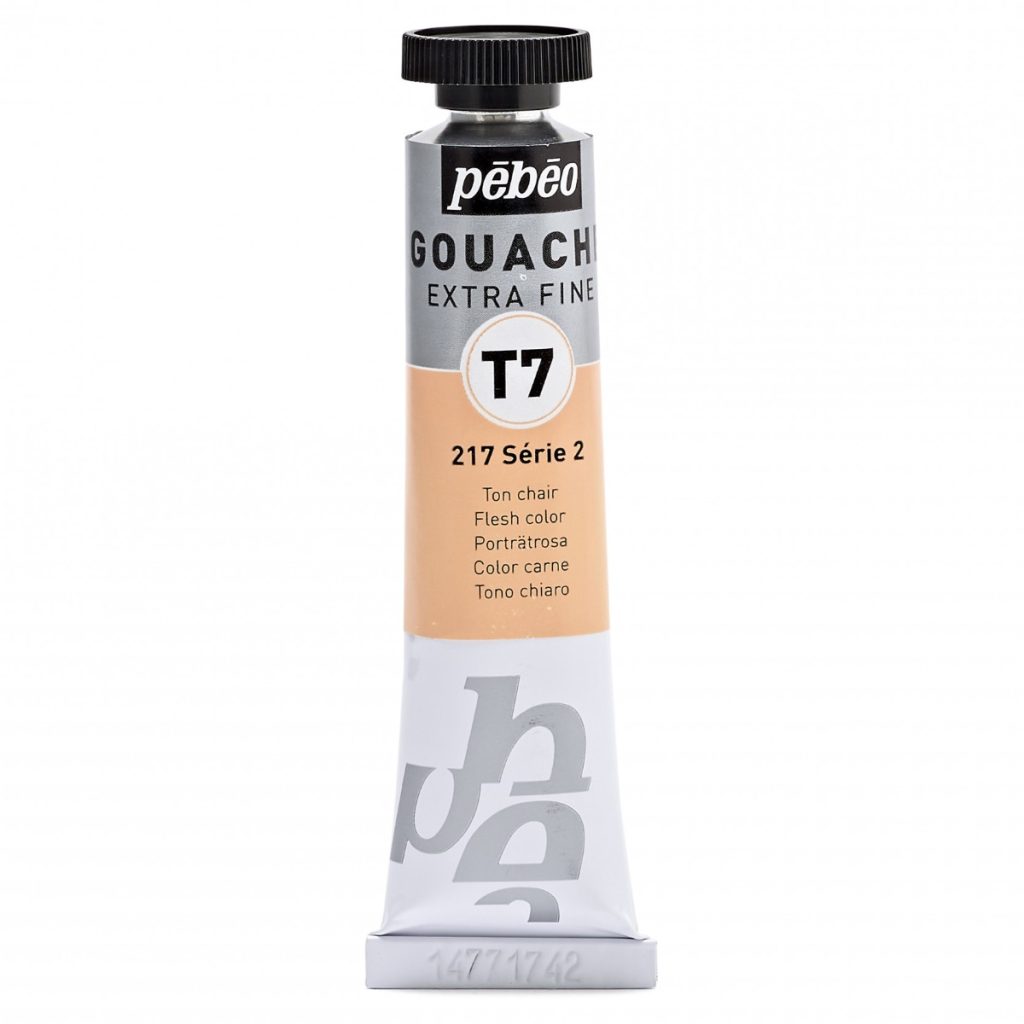 Pébéo GOUACHE T7 EXTRA FINE 20 ML TON CHAIR Vue de face
