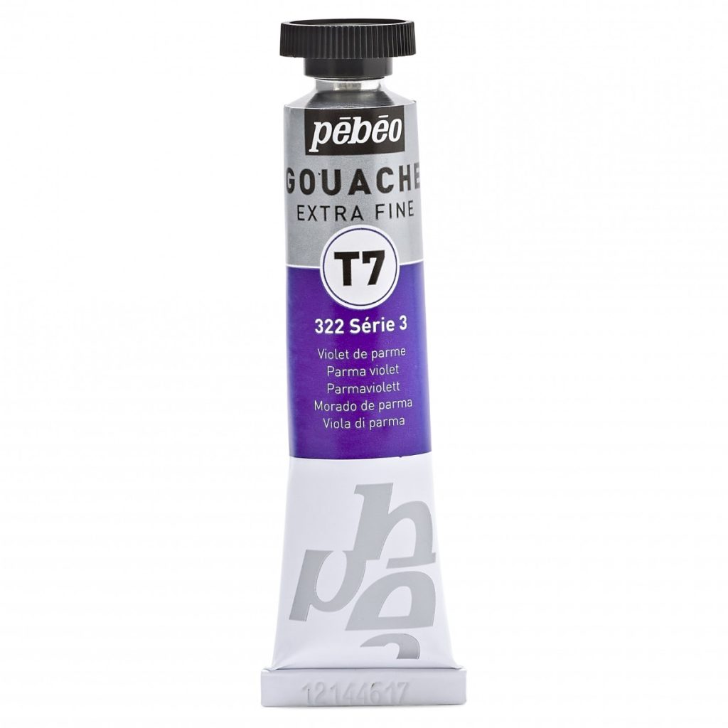 Pébéo GOUACHE T7 EXTRA FINE 20 ML VIOLET DE PARME Vue de face