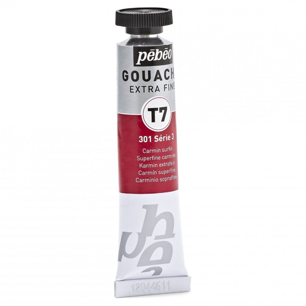 Pébéo GOUACHE T7 EXTRA FINE 20 ML CARMIN SURFIN Vue de droite