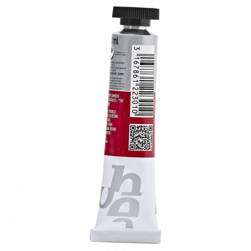 Pébéo GOUACHE T7 EXTRA FINE 20 ML CARMIN SURFIN Vue de dos