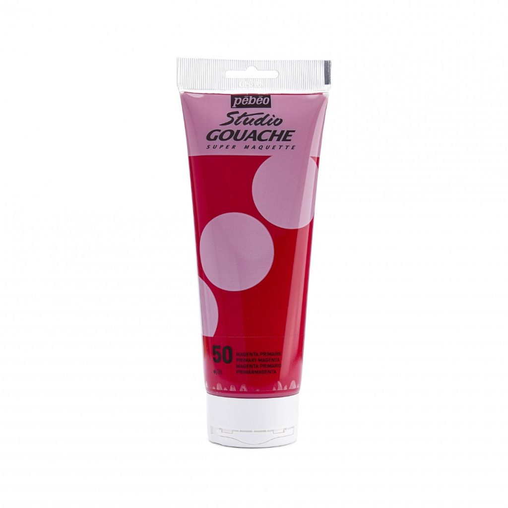 Pébéo STUDIO GOUACHE 220 ML MAGENTA PRIMAIRE Vue de face