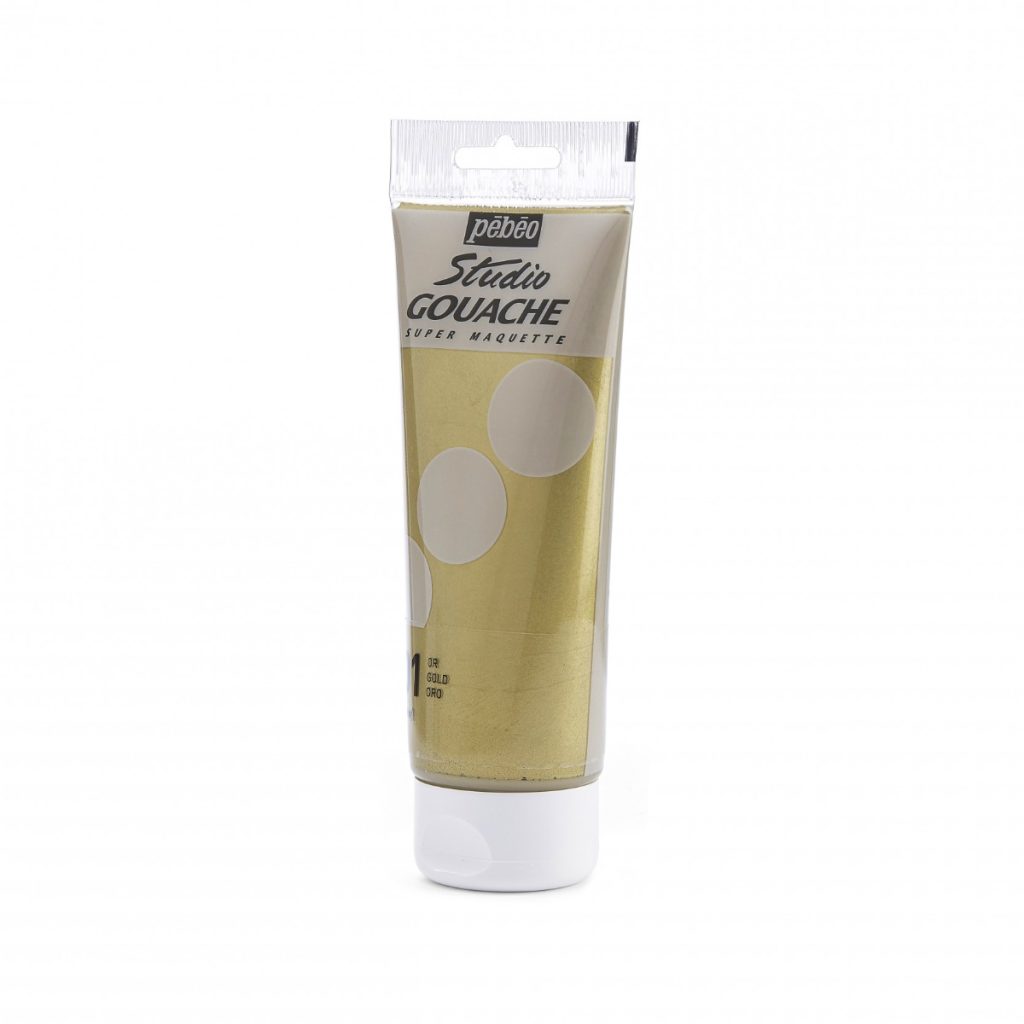 Pébéo STUDIO GOUACHE 100 ML OR Vue de gauche