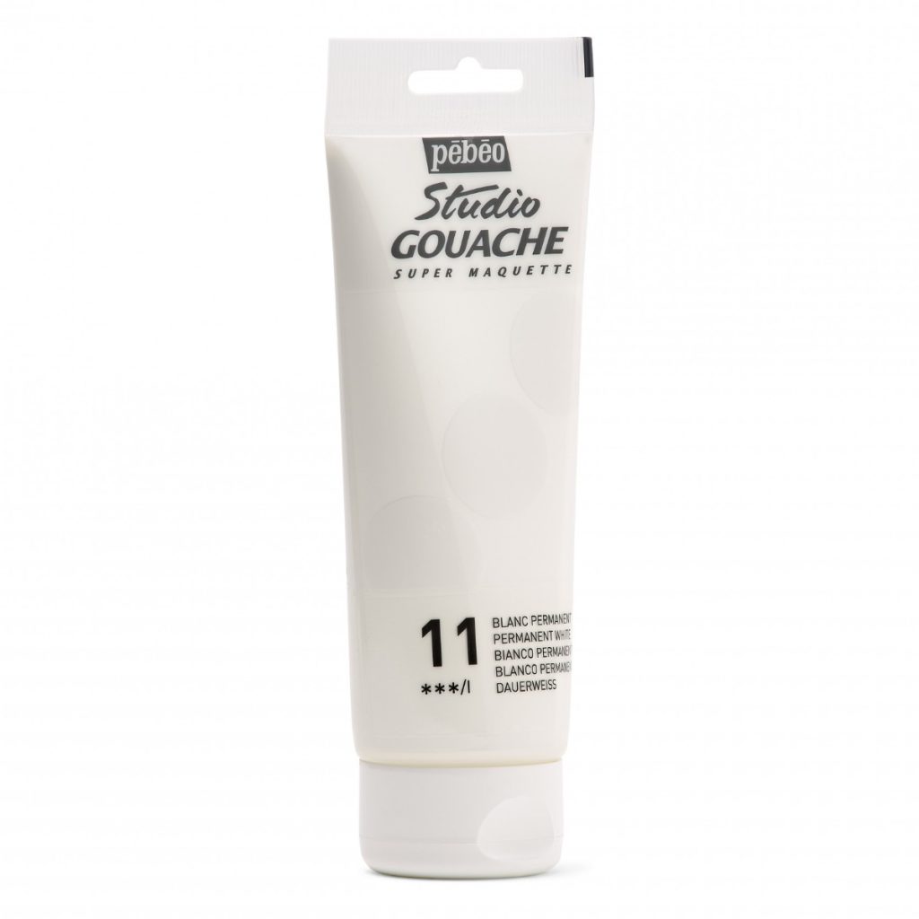 Pébéo STUDIO GOUACHE 100 ML BLANC PERMANENT Vue de droite