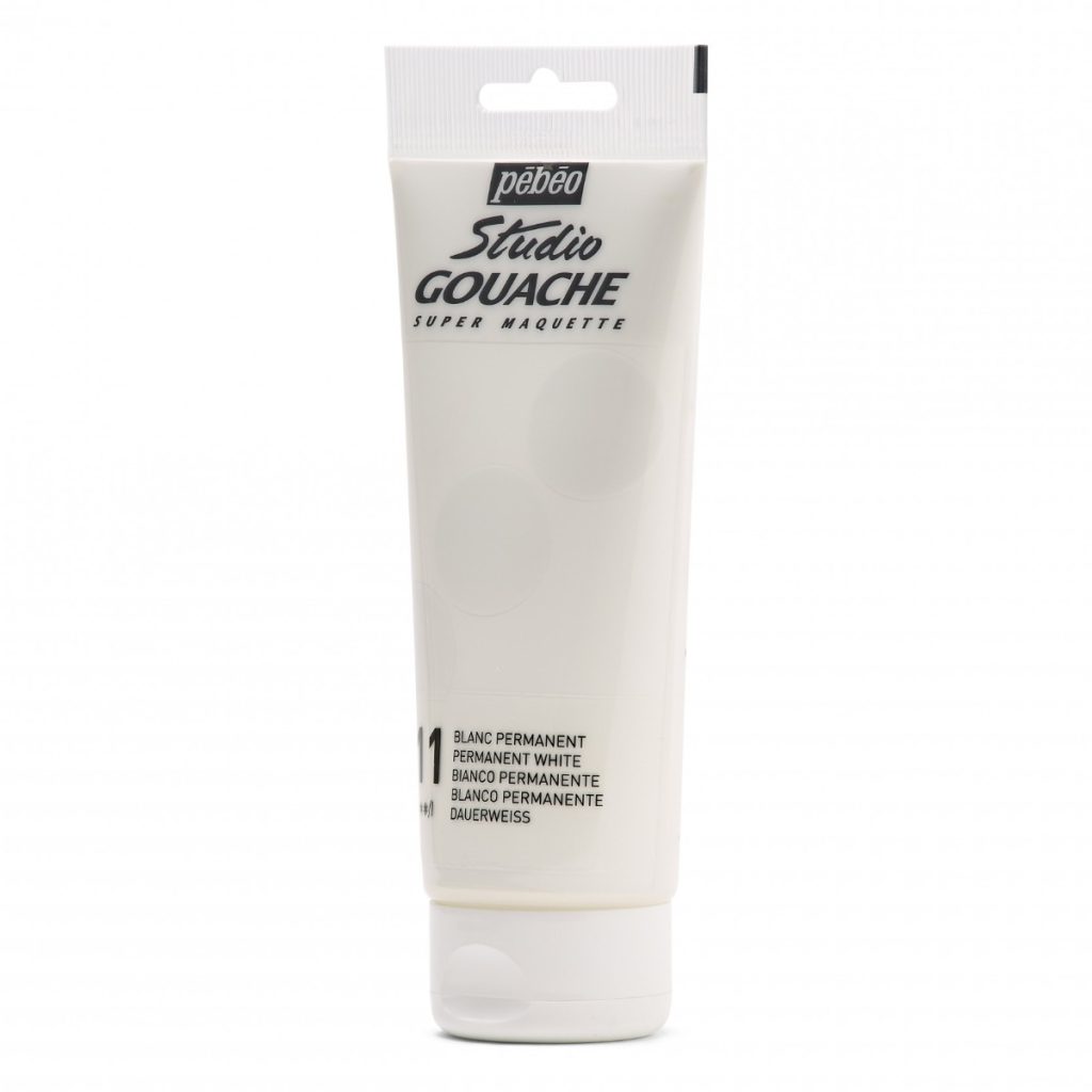 Pébéo STUDIO GOUACHE 100 ML BLANC PERMANENT Vue de gauche