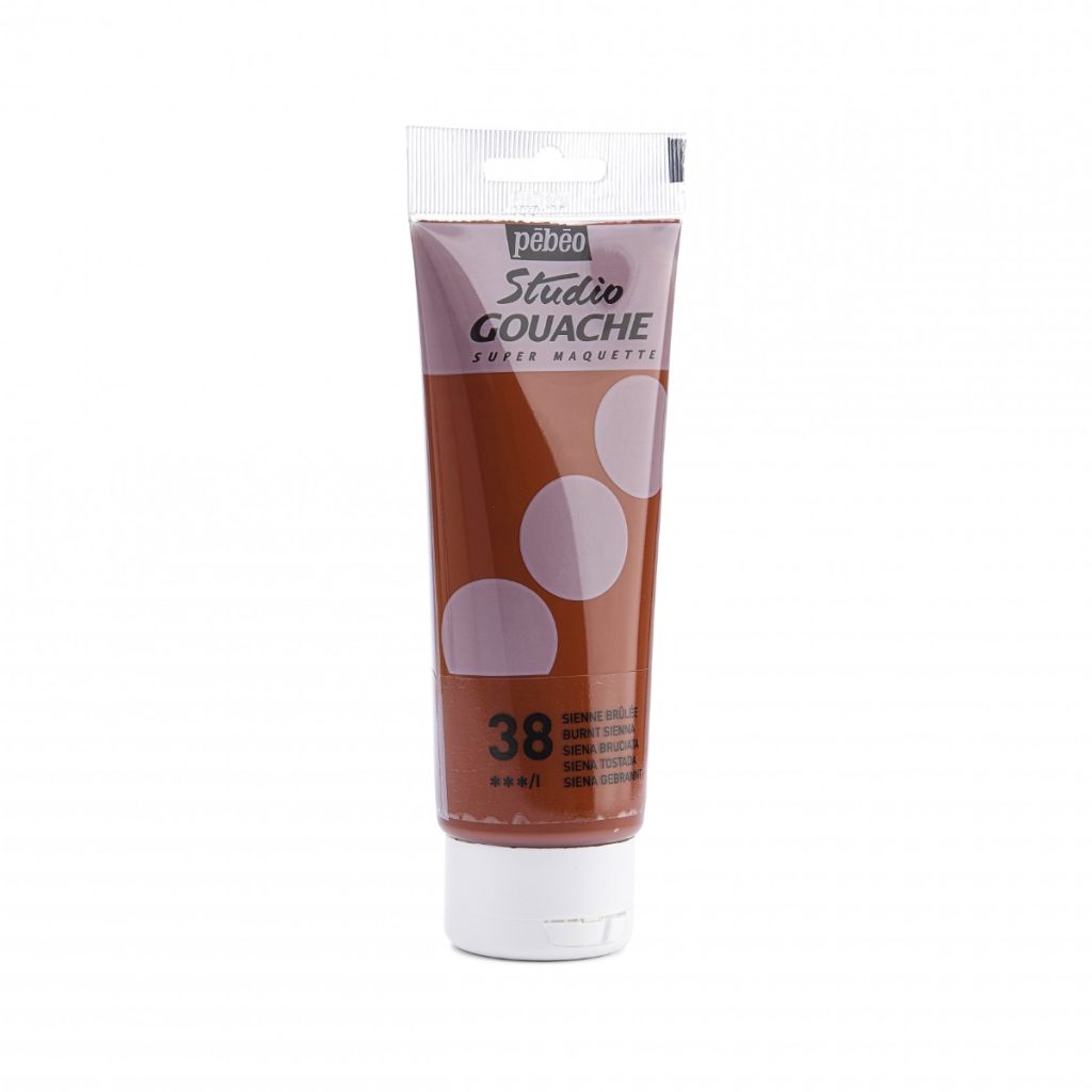 Pébéo STUDIO GOUACHE 100 ML SIENNE BRULEE Vue de droite