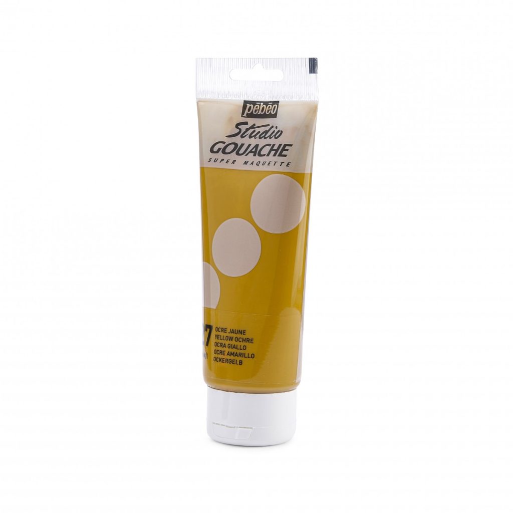 Pébéo STUDIO GOUACHE 100 ML OCRE JAUNE Vue de gauche