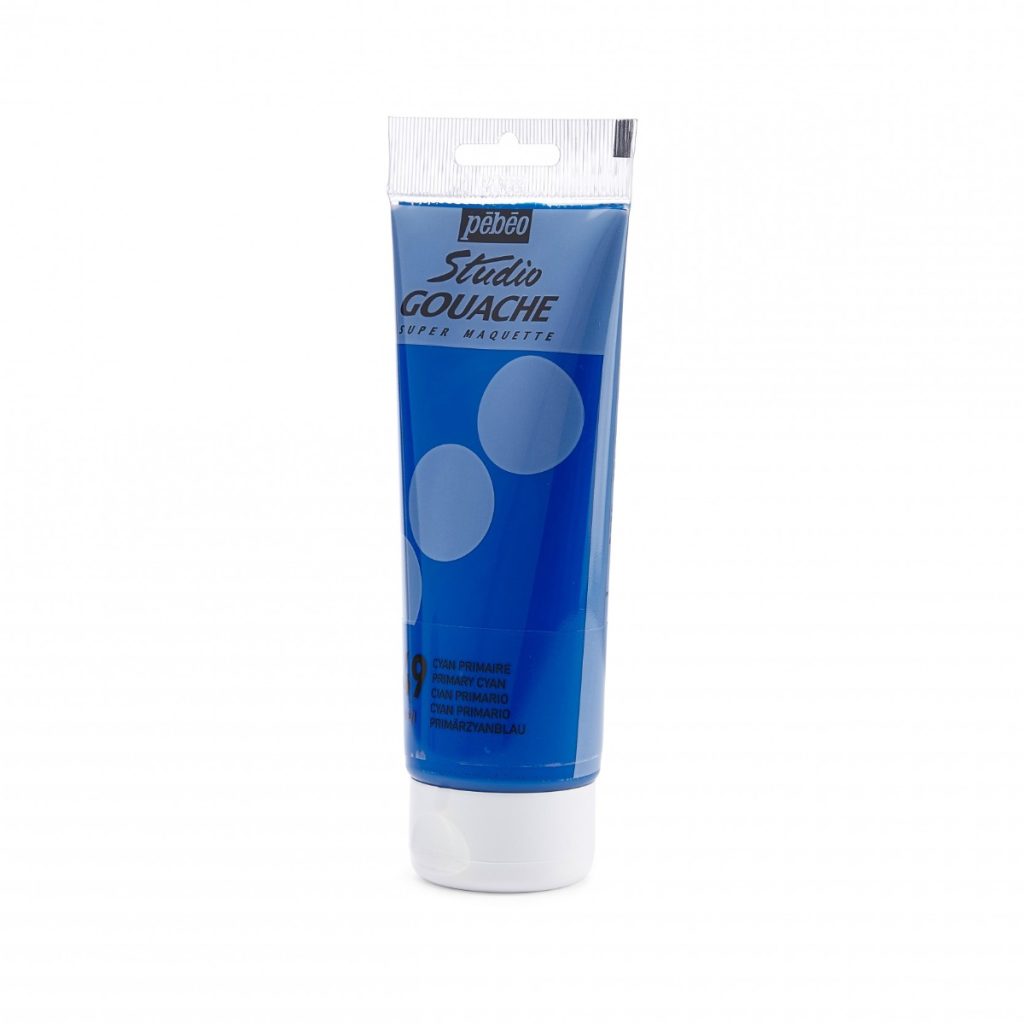 Pébéo STUDIO GOUACHE 100 ML CYAN PRIMAIRE Vue de gauche