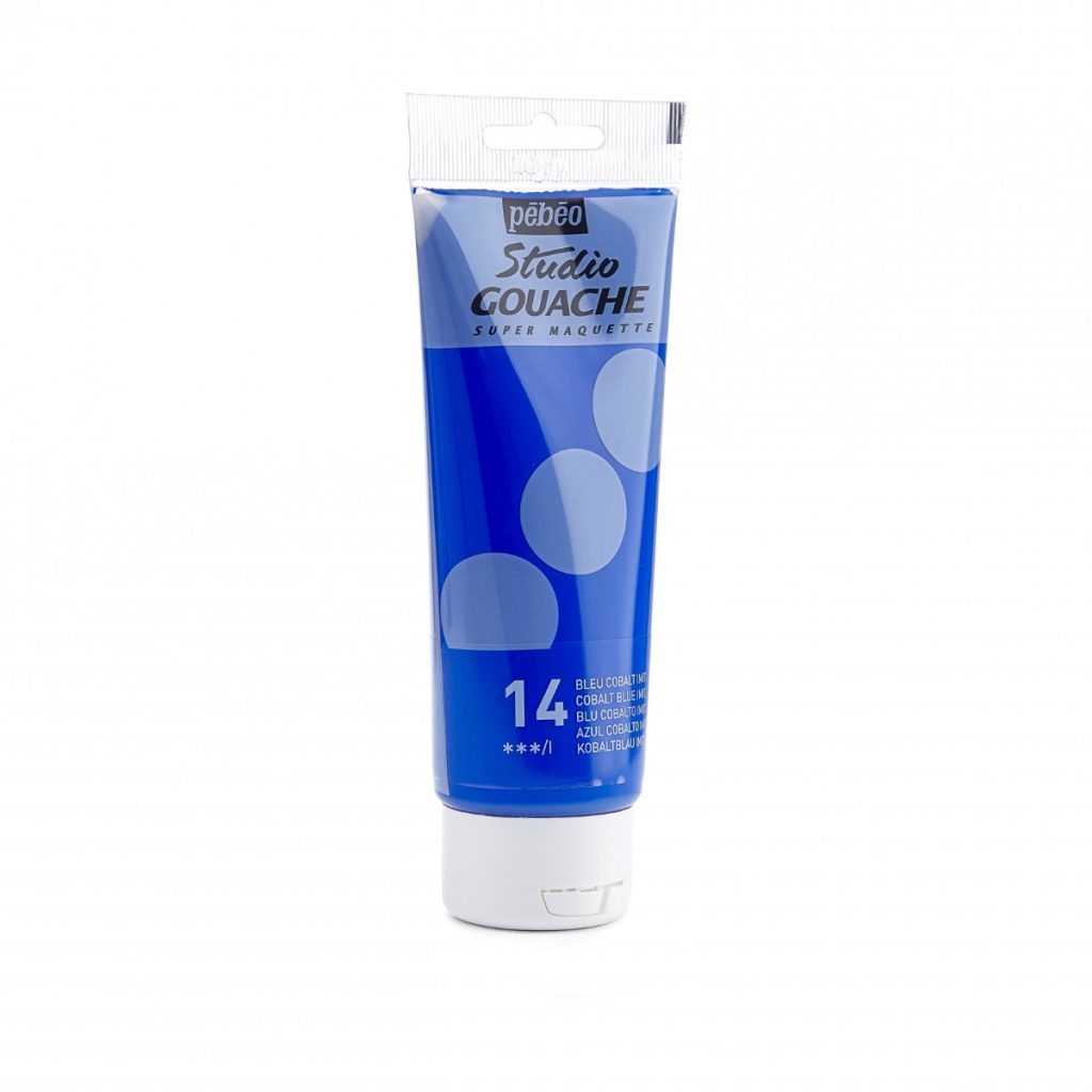 Pébéo STUDIO GOUACHE 100 ML BLEU COBALT IMITATION Vue de droite