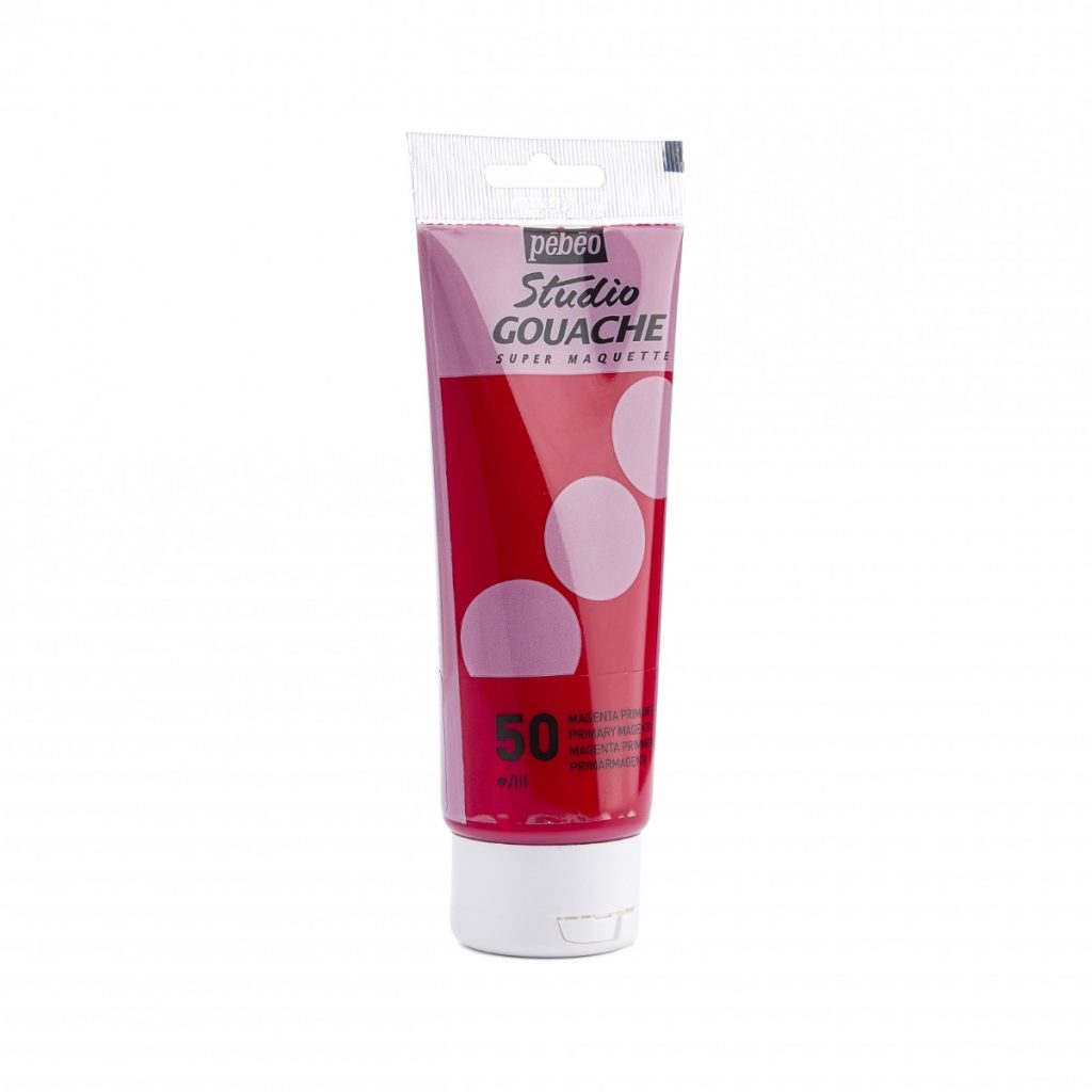 Pébéo STUDIO GOUACHE 100 ML MAGENTA PRIMAIRE Vue de droite