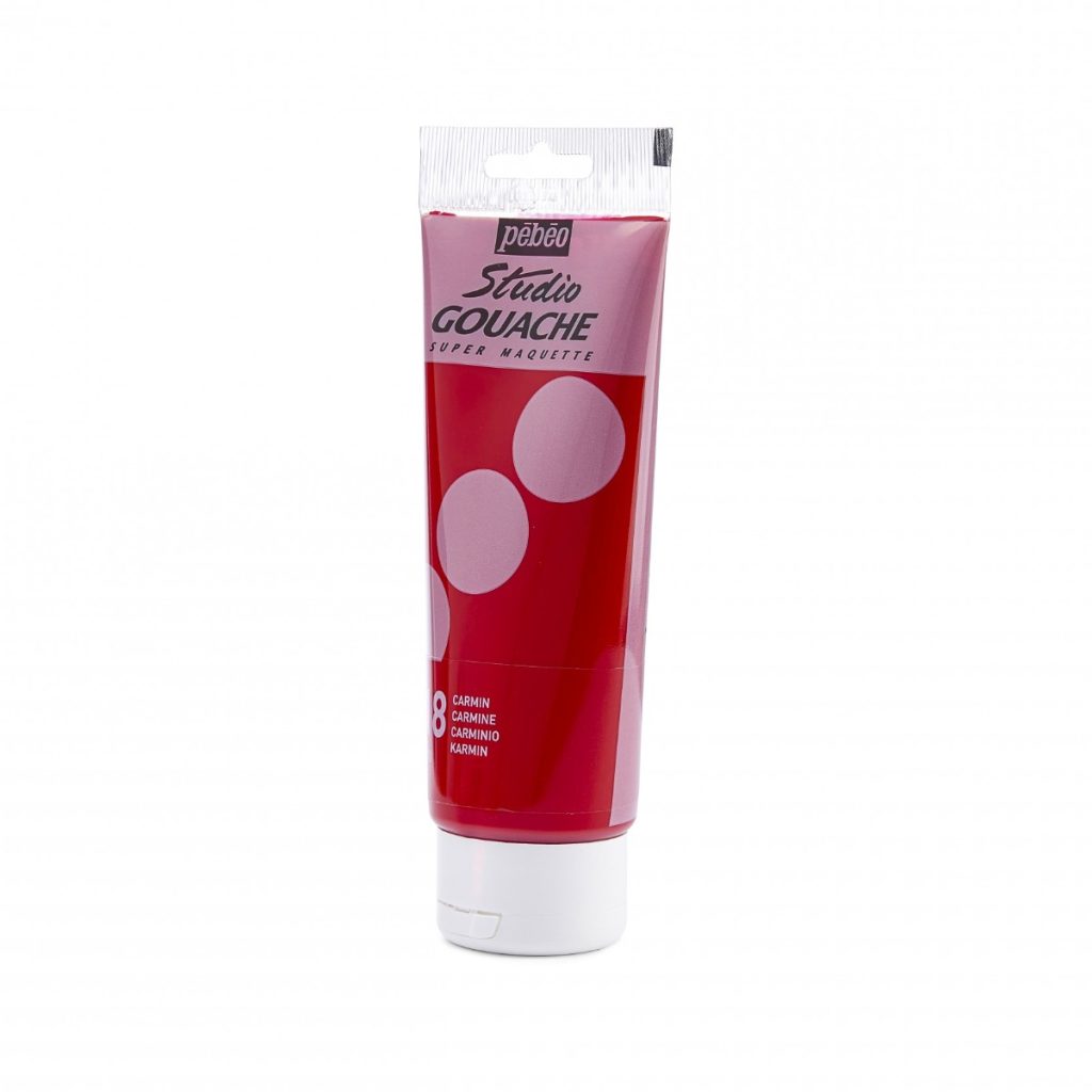 Pébéo STUDIO GOUACHE 100 ML CARMIN Vue de gauche