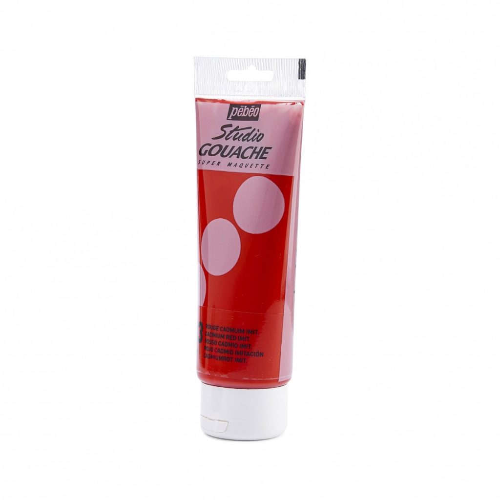 Pébéo STUDIO GOUACHE 100 ML ROUGE CADMIUM IMITATION Vue de gauche
