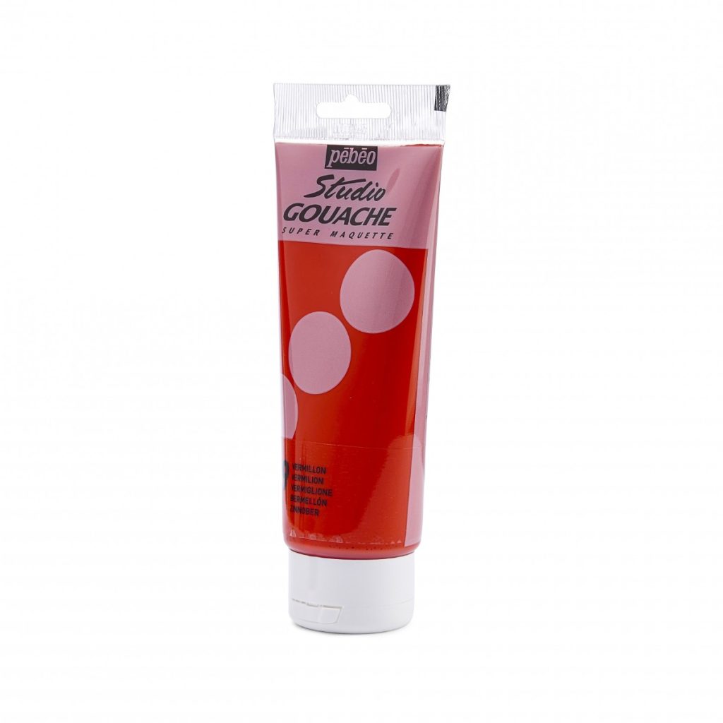 Pébéo STUDIO GOUACHE 100 ML VERMILLON Vue de gauche
