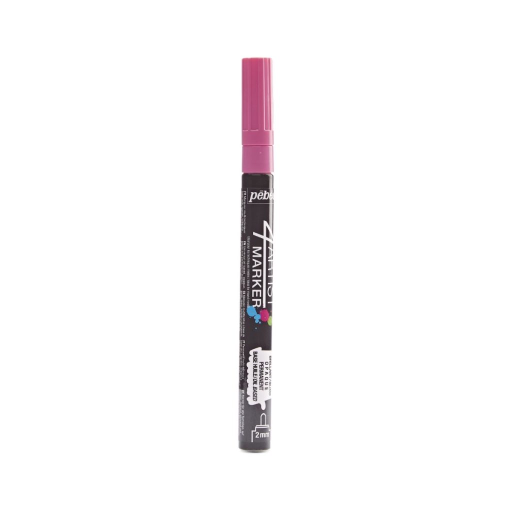 Pébéo Marqueur à l'Huile 4ARTIST MARKER 2 MM RONDE ROSE Vue de droite