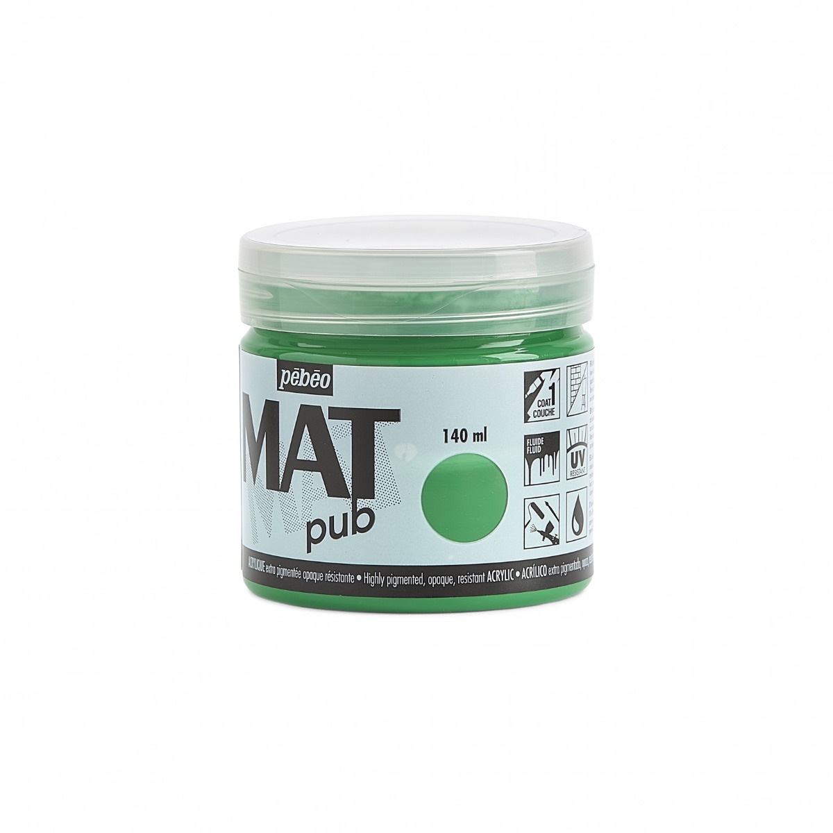 ACRÍLICO PEBEO 100 ML AZUL VERDE N°357 - La Estrellita