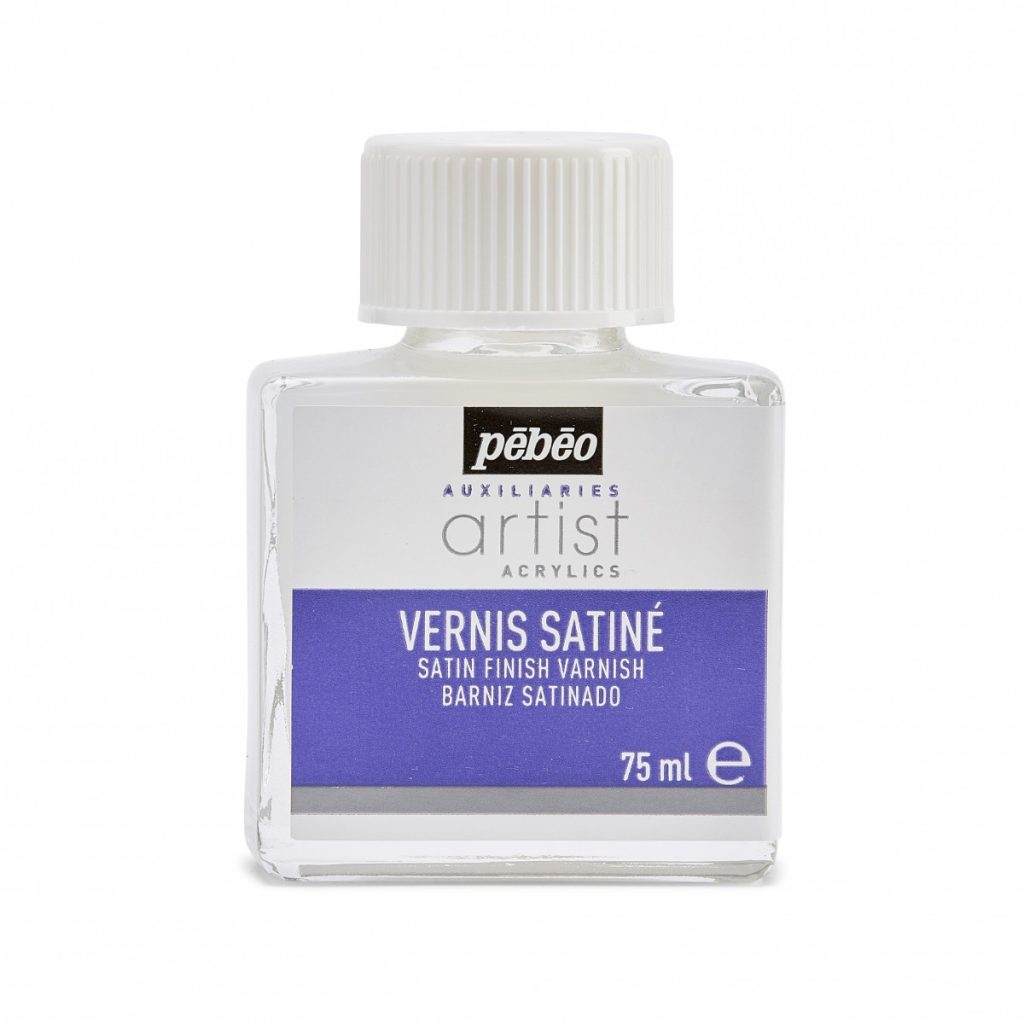Pébéo ARTIST ACRYLICS 75 ML VERNIS SATINE PHASE AQUEUSE Vue de face