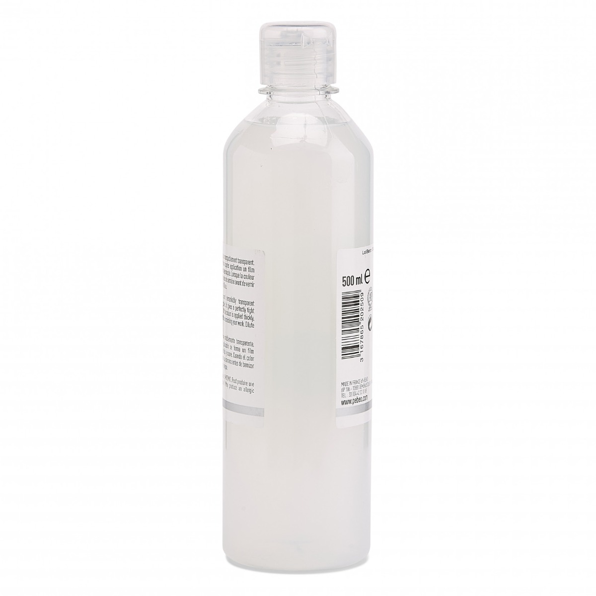 Pébéo ARTIST ACRYLICS 500 ML VERNIS BRILLANT PHASE AQUEUSE Vue de dos