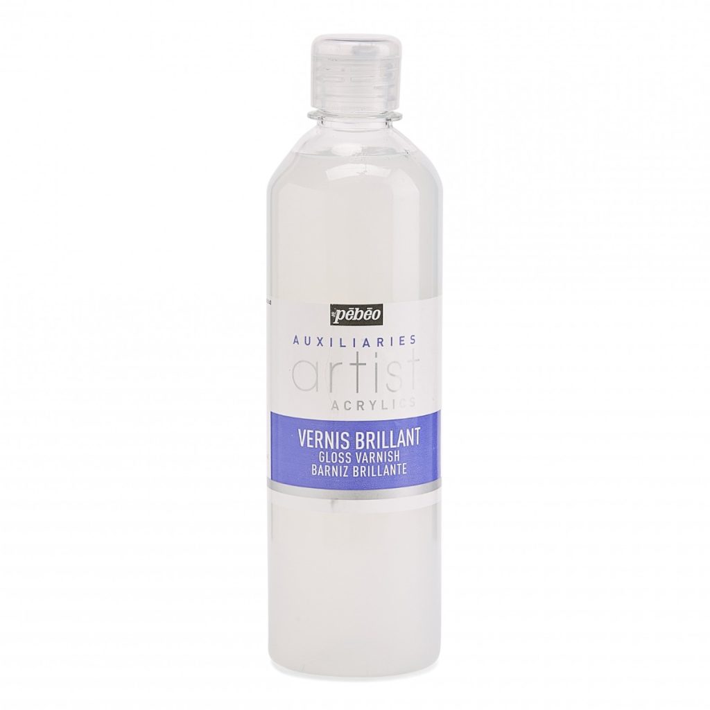Pébéo ARTIST ACRYLICS 500 ML VERNIS BRILLANT PHASE AQUEUSE Vue de face