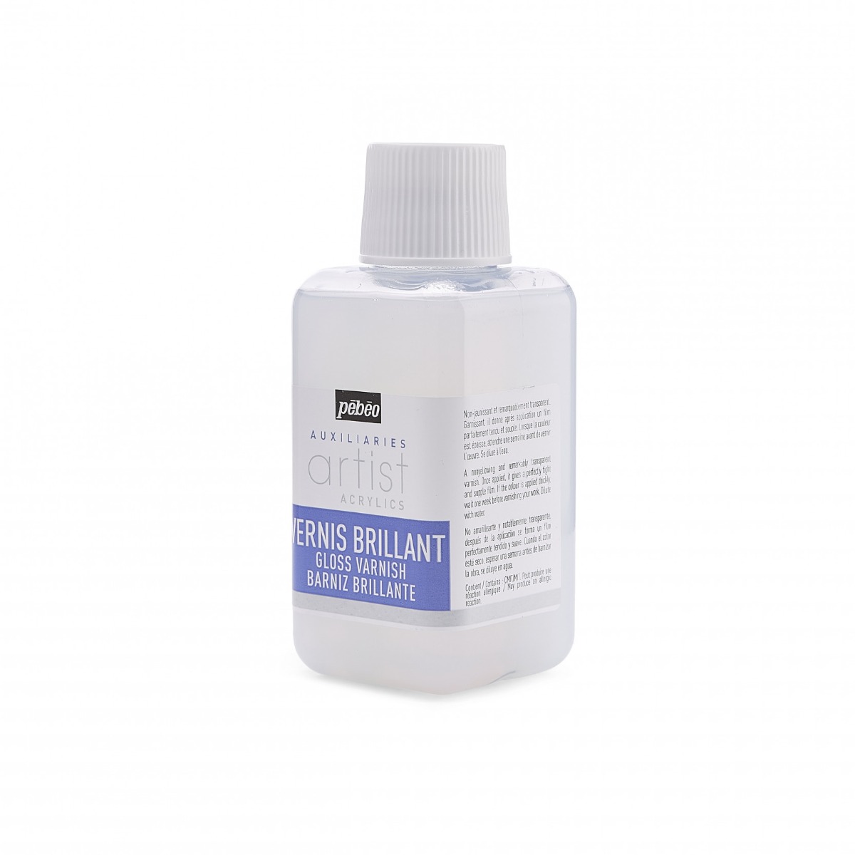 Pebeo 520500 Artist Acrylics - Vernice Lucida Opalizzante A Base Acqua, 250 Ml