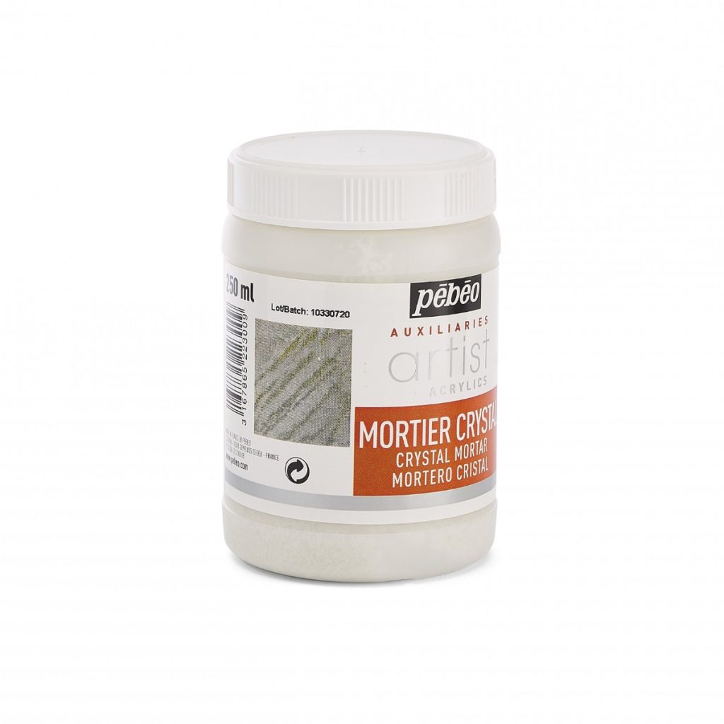 Pébéo ARTIST ACRYLICS 250 ML MORTIER CRYSTAL Vue de droite