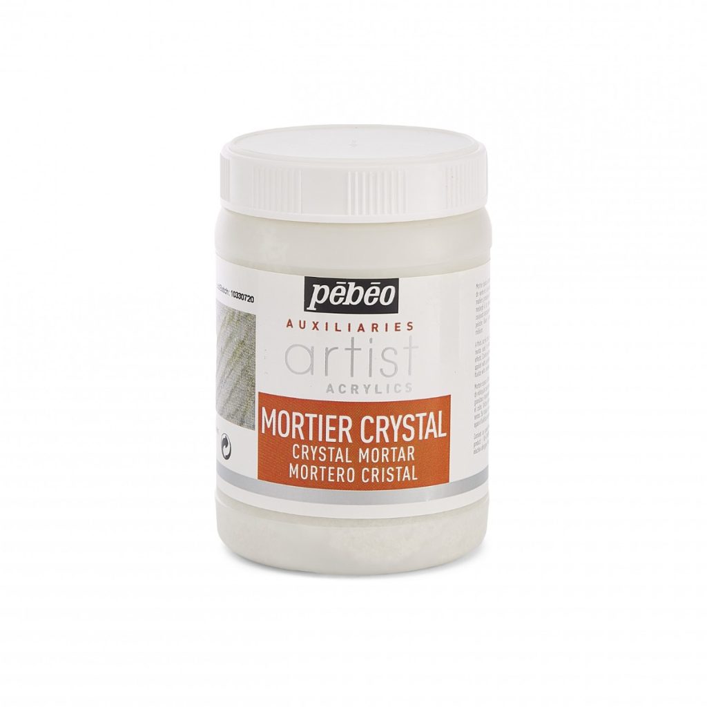 Pébéo ARTIST ACRYLICS 250 ML MORTIER CRYSTAL Vue de face