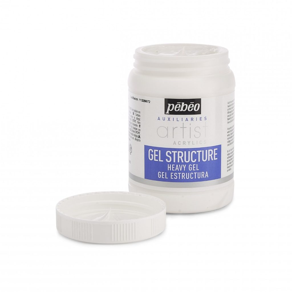 Pébéo ARTIST ACRYLICS 250 ML GEL DE STRUCTURE Bouchon ouvert