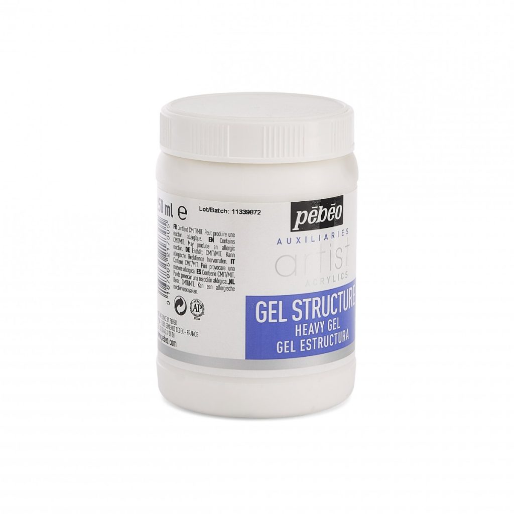 Pébéo ARTIST ACRYLICS 250 ML GEL DE STRUCTURE Vue de droite