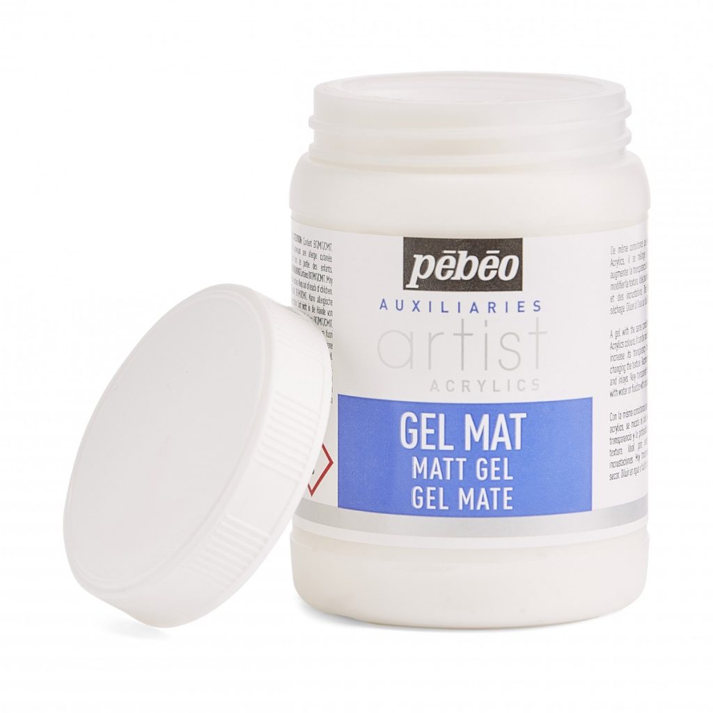 Pébéo ARTIST ACRYLICS 250 ML GEL MAT Bouchon ouvert
