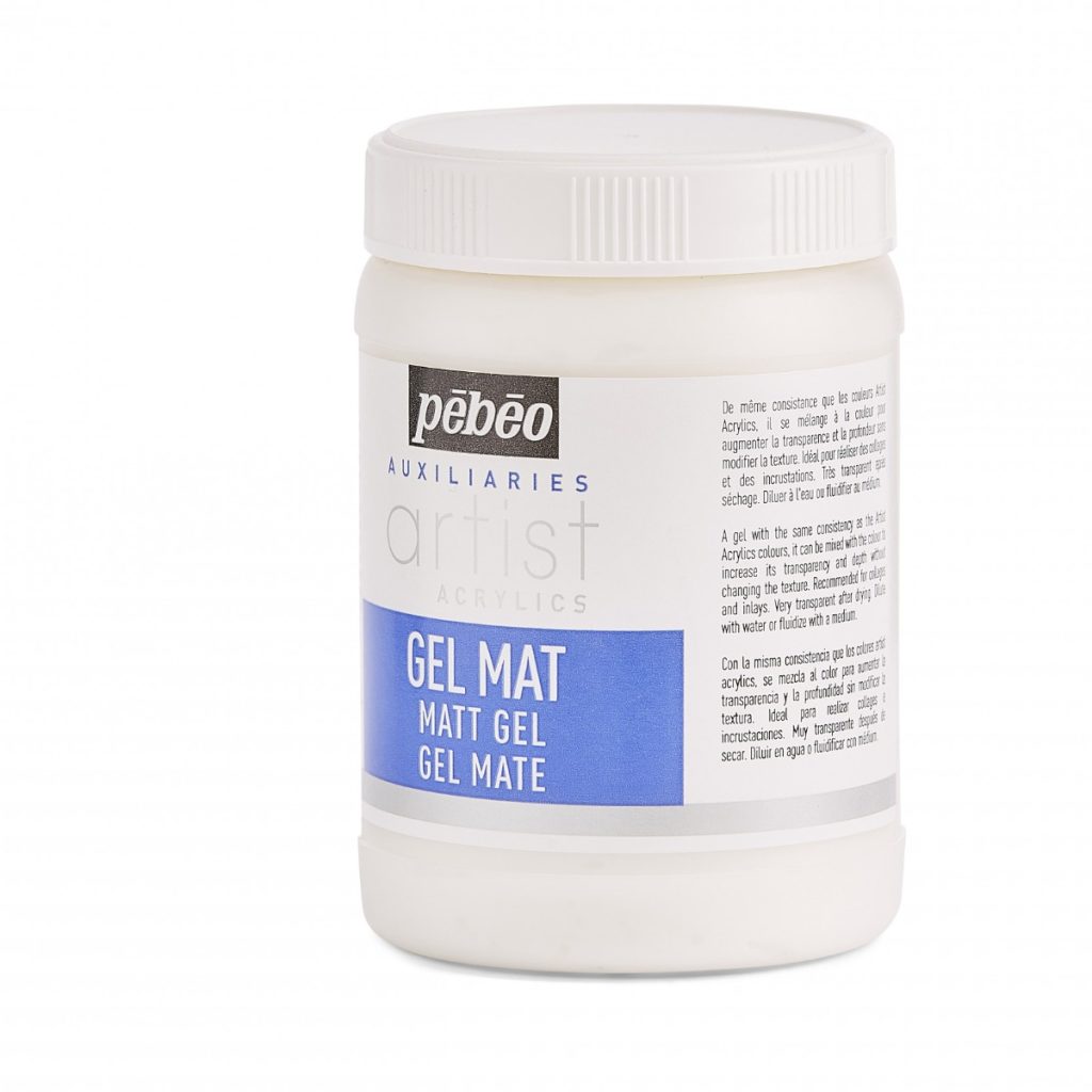 Pébéo ARTIST ACRYLICS 250 ML GEL MAT Vue de gauche