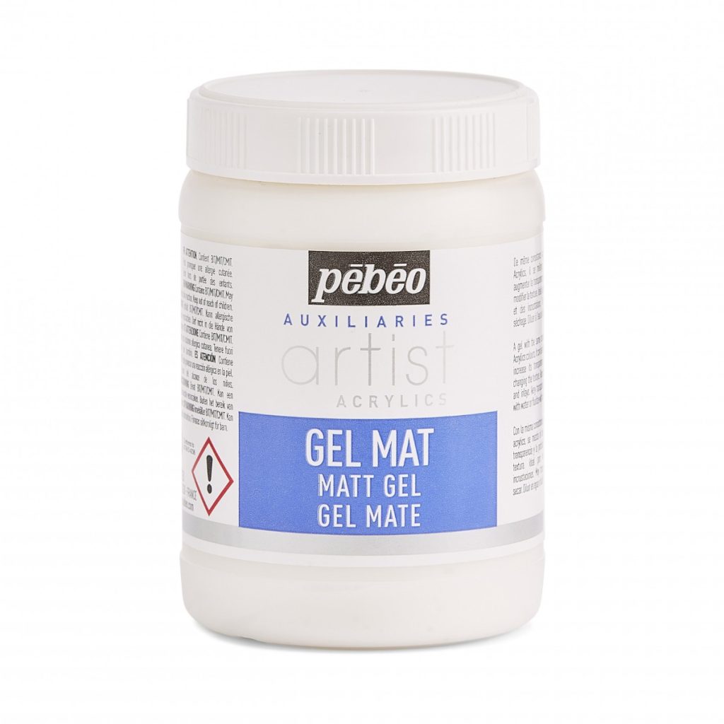 Pébéo ARTIST ACRYLICS 250 ML GEL MAT Vue de face