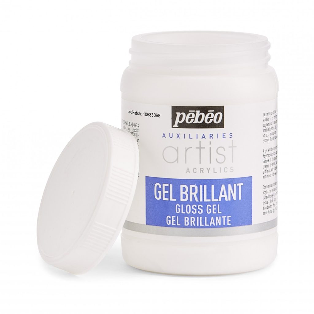 Pébéo ARTIST ACRYLICS 250 ML GEL BRILLANT Bouchon ouvert