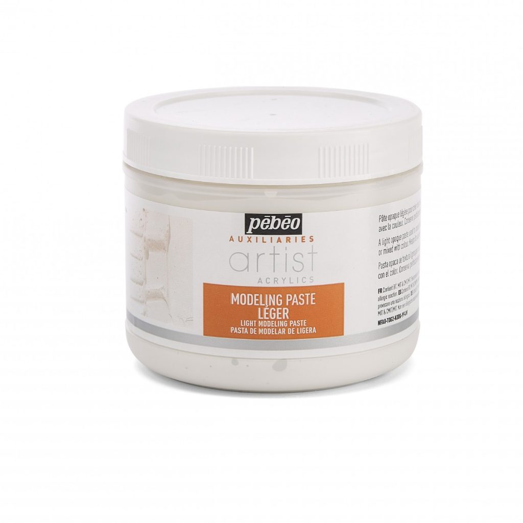 Pébéo ARTIST ACRYLICS 500 ML MODELING PASTE LEGER Vue de face