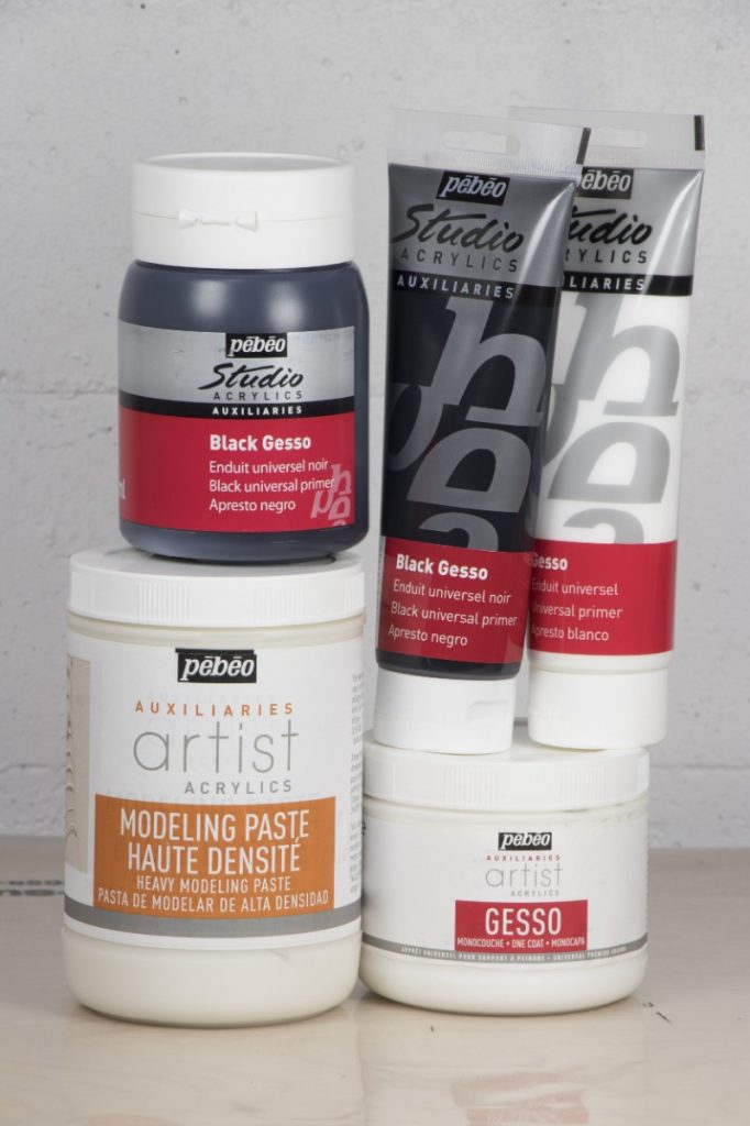 Pébéo ARTIST ACRYLICS 1 L MODELING PASTE HAUTE DENSITE Photo de la gamme