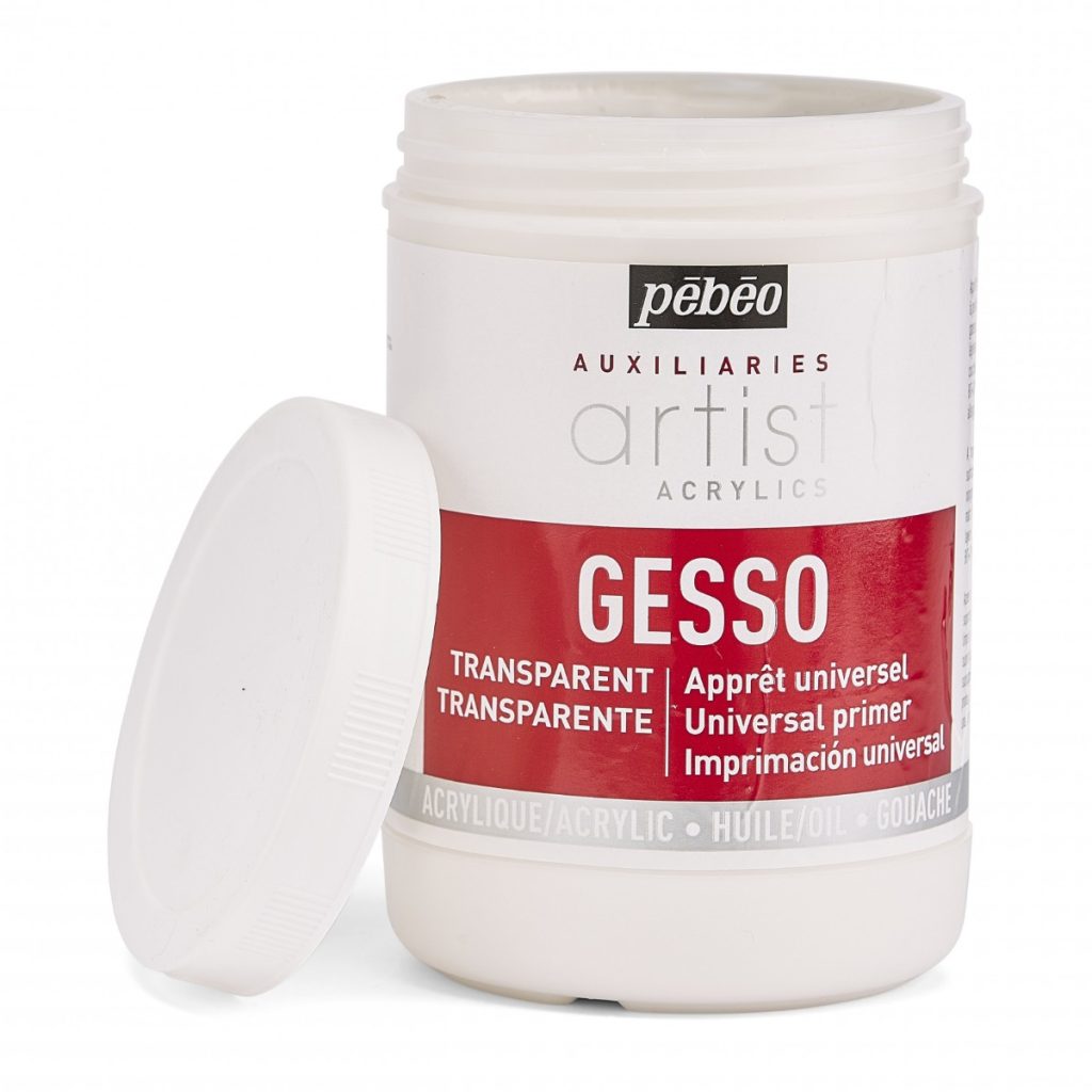 Pébéo ARTIST ACRYLICS 1 L GESSO TRANSPARENT Ouvert