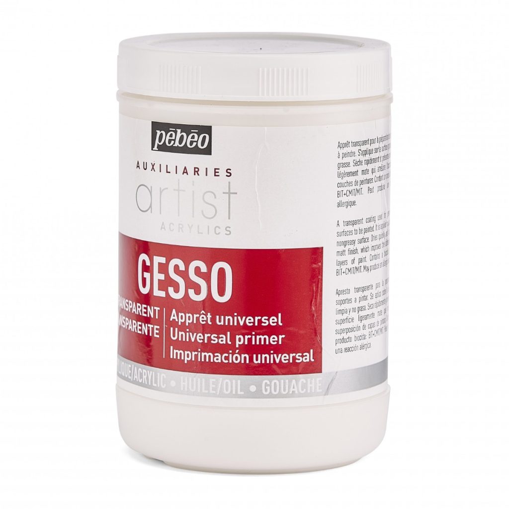 Pébéo ARTIST ACRYLICS 1 L GESSO TRANSPARENT Vue de gauche