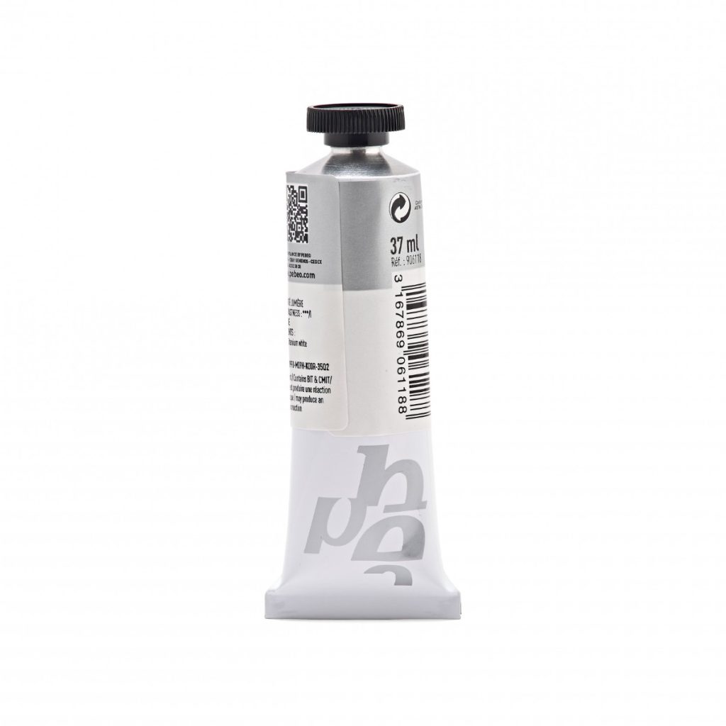 Pébéo Peinture Acrylique ARTIST ACRYLICS 37 ML BLANC DE TITANE Vue de dos