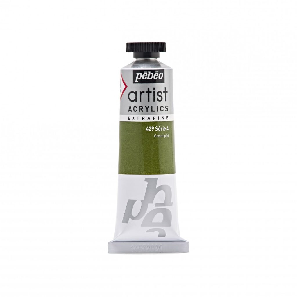 Pébéo Peinture Acrylique ARTIST ACRYLICS 37 ML GREENGOLD Vue de face