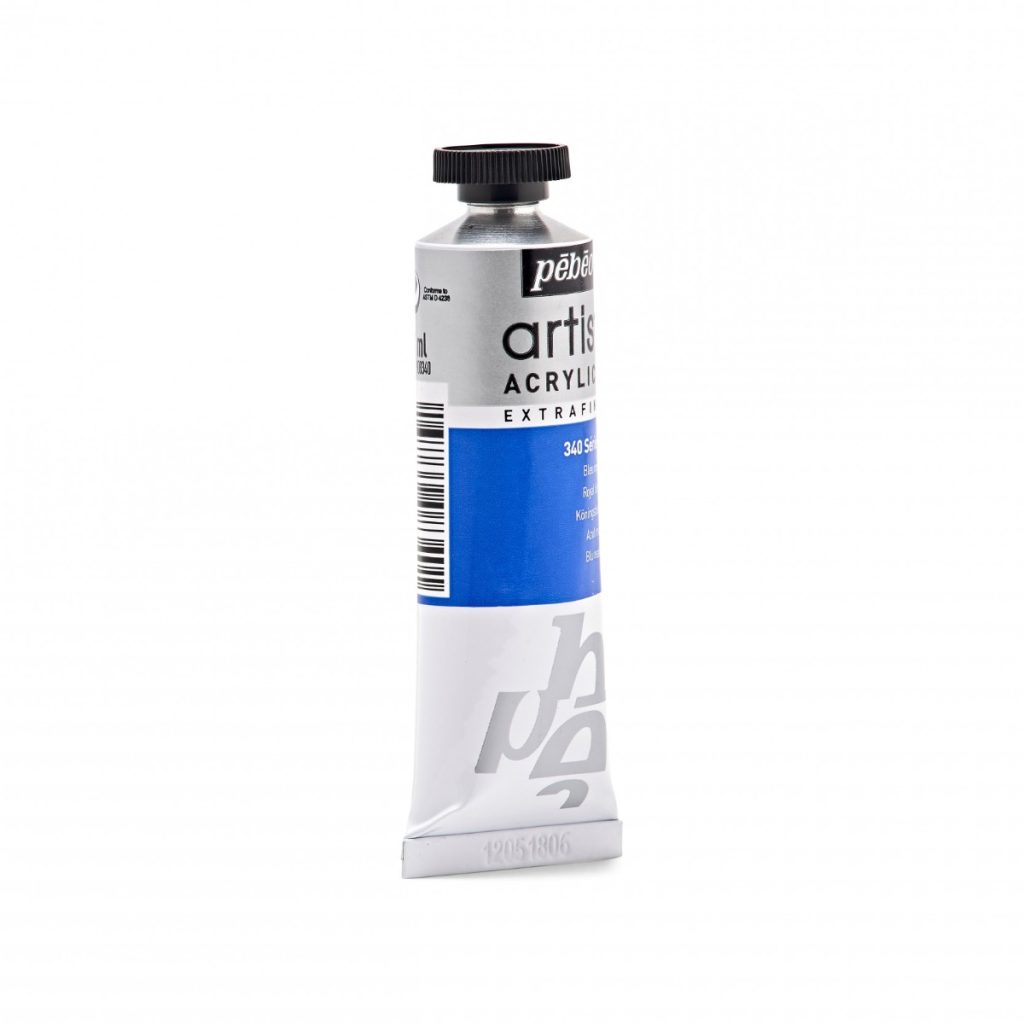 Pébéo Peinture Acrylique ARTIST ACRYLICS 37 ML BLEU ROYAL Vue de droite