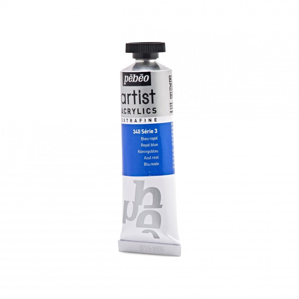Pébéo Peinture Acrylique ARTIST ACRYLICS 37 ML BLEU ROYAL Vue de gauche