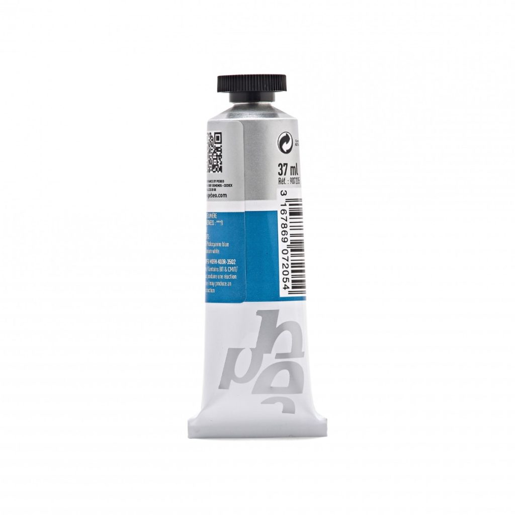 Pébéo Peinture Acrylique ARTIST ACRYLICS 37 ML BLEU AZUR Vue de dos