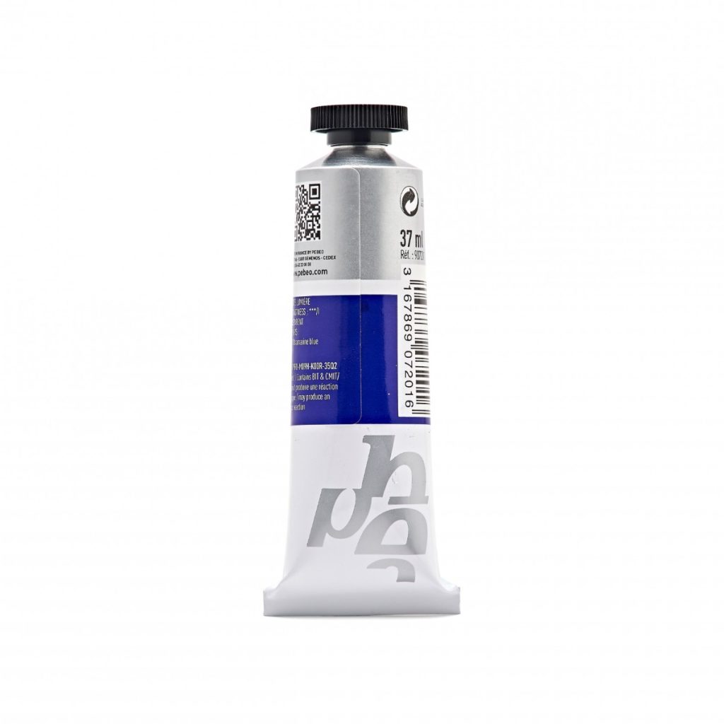 Pébéo Peinture Acrylique ARTIST ACRYLICS 37 ML BLEU OUTREMER FONCE Vue de dos