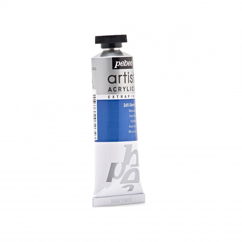 Pébéo Peinture Acrylique ARTIST ACRYLICS 37 ML BLEU ACIER Vue de droite