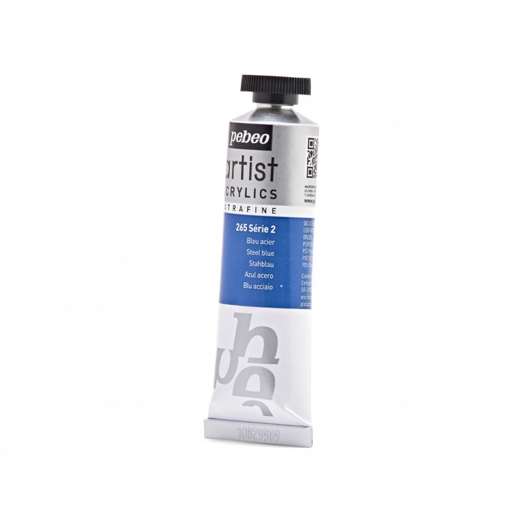 Pébéo Peinture Acrylique ARTIST ACRYLICS 37 ML BLEU ACIER Vue de gauche