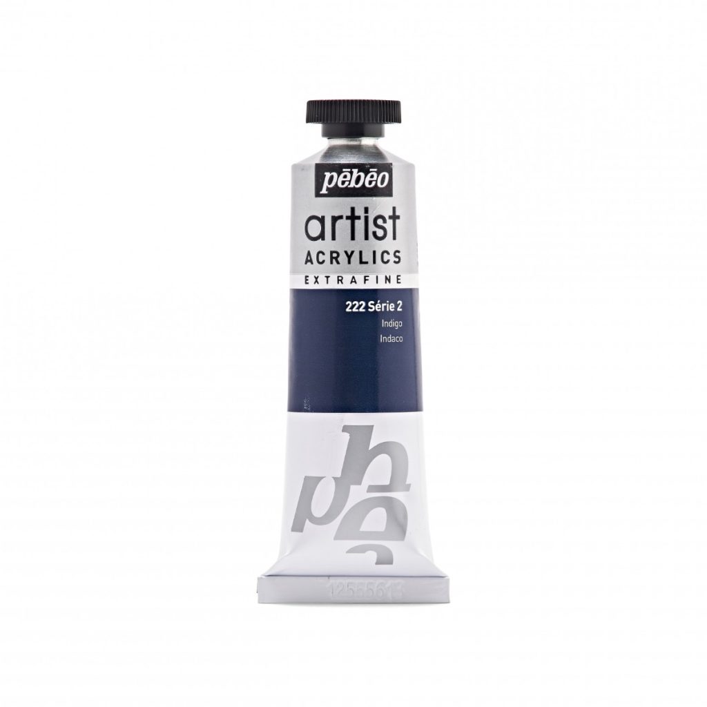 Pébéo Peinture Acrylique ARTIST ACRYLICS 37 ML INDIGO Vue de face
