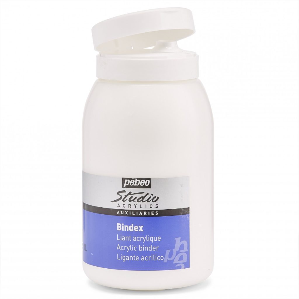 Pébéo STUDIO ACRYLICS 1 L BINDEX BRILLANT Bouchon ouvert