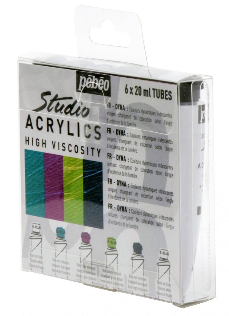 Pébéo ACRYLIC STUDIO PACK DYNA 6 Tubes de 20 ML Vue de gauche