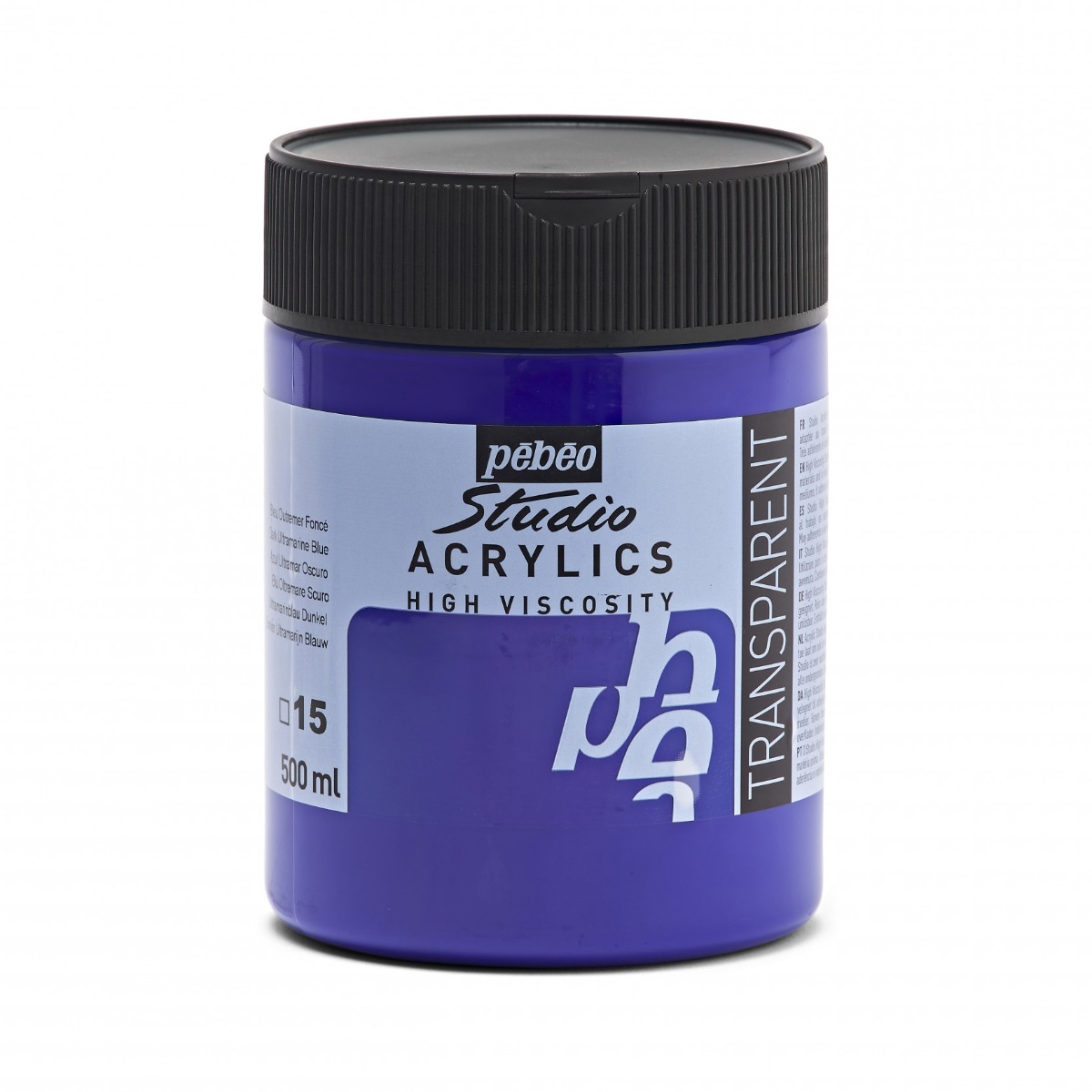 Finestudioacrylics500mlbleuoutremerfonce