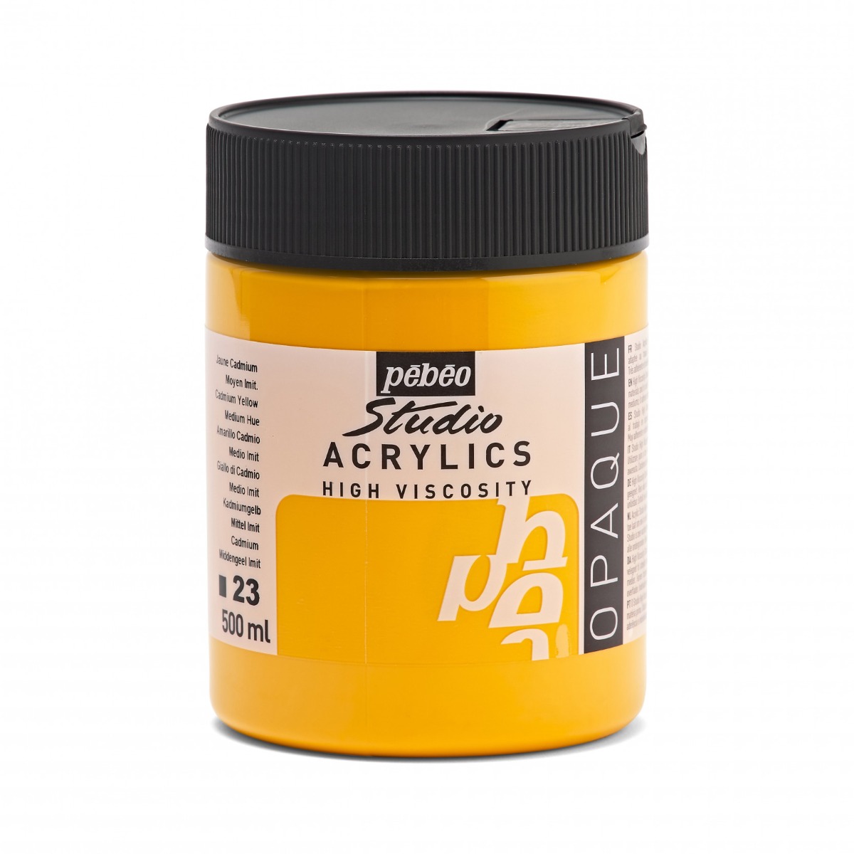 Finestudioacrylics500mljaunecadmiummoyenimitation 1