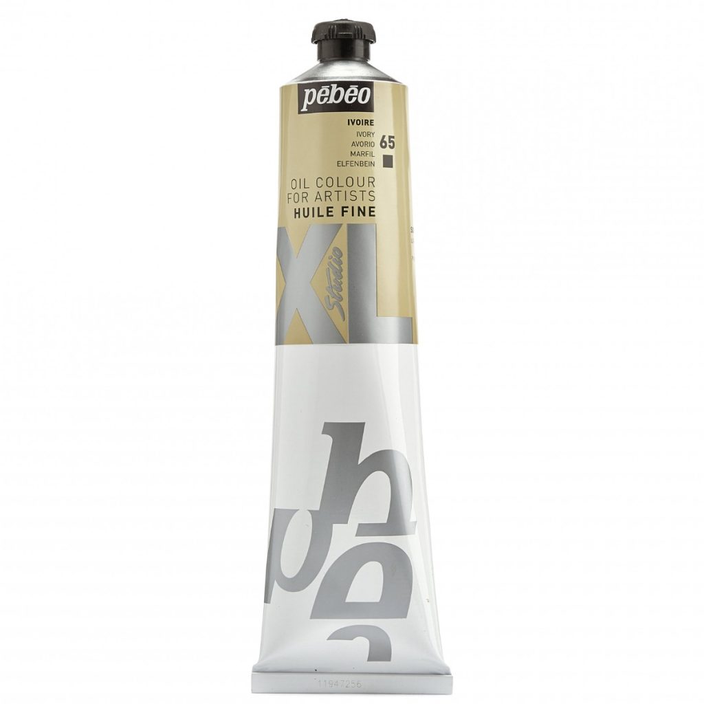 Pébéo HUILE FINE XL 200 ML BLANC IVOIRE Vue de face
